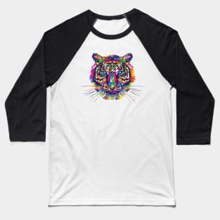 Tiger Face Baseball T-Shirt